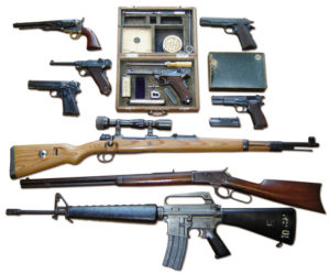 lavaggio armi con ultrasuoni